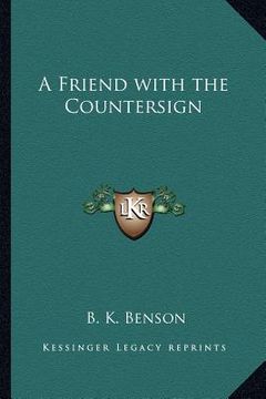 portada a friend with the countersign (in English)