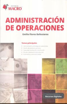 portada Administracion de Operaciones (in Spanish)