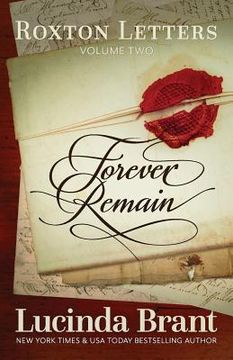 portada Forever Remain: Roxton Letters Volume Two (en Inglés)