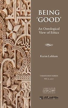 portada Being 'good': An Ontological View of Ethics (en Inglés)