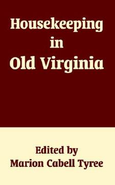 portada housekeeping in old virginia (in English)