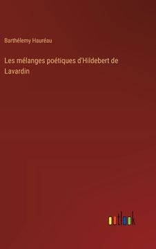 portada Les mélanges poétiques d'Hildebert de Lavardin (in French)
