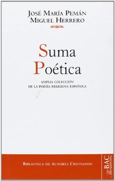 portada Suma Poética: Amplia Colección de la Poesía Religiosa Española (Normal) (in Spanish)