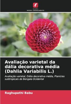 portada Avaliação Varietal da Dália Decorativa Média (en Portugués)