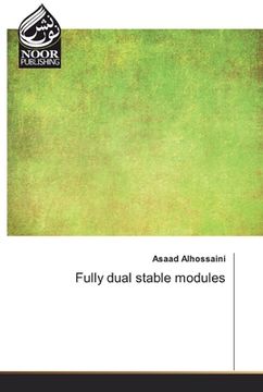portada Fully dual stable modules (en Inglés)
