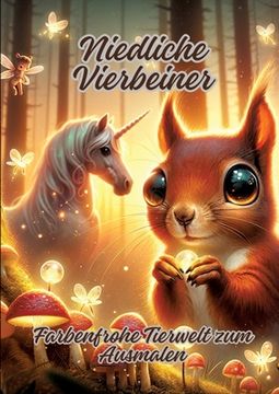 portada Niedliche Vierbeiner: Farbenfrohe Tierwelt zum Ausmalen (in German)