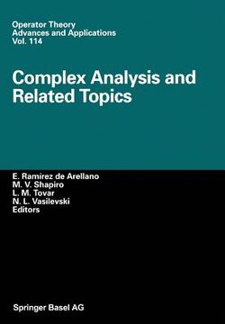 portada Complex Analysis and Related Topics (en Inglés)