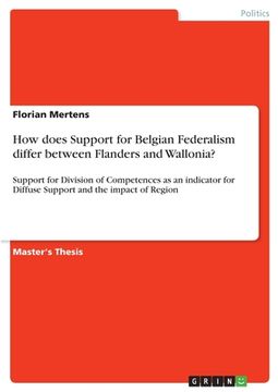 portada How does Support for Belgian Federalism differ between Flanders and Wallonia?: Support for Division of Competences as an indicator for Diffuse Support