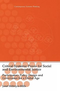 portada Critical Systemic Praxis for Social and Environmental Justice (en Inglés)