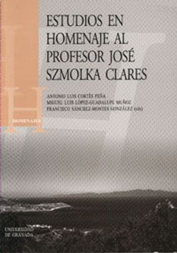 portada Estudios en homenaje al profesor José Szmolka Clares (Homenajes)