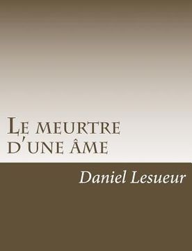 portada Le meurtre d'une âme (en Francés)