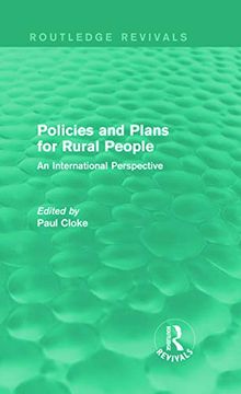portada Policies and Plans for Rural People (Routledge Revivals): An International Perspective (in English)