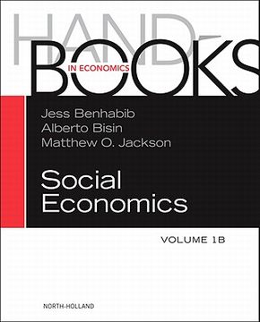 portada handbook of social economics, volume 1b (en Inglés)