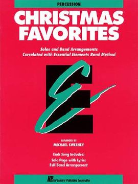 portada essential elements christmas favorites - percussion (in English)