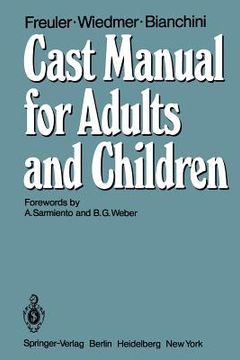 portada cast manual for adults and children (en Inglés)