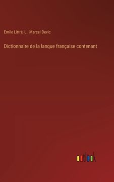 portada Dictionnaire de la lanque française contenant (en Francés)