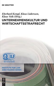 portada Unternehmenskultur und Wirtschaftsstrafrecht (en Alemán)