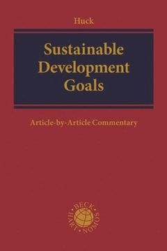 portada Sustainable Development Goals: Article-By-Article Commentary (en Inglés)