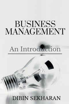 portada Business Management: An Introduction (en Inglés)