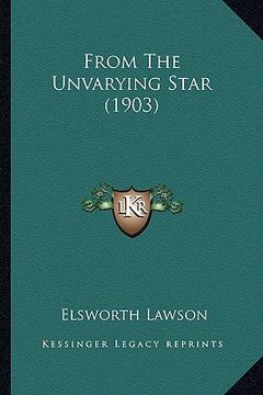 portada from the unvarying star (1903)