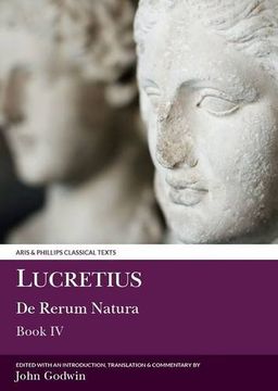 portada Lucretius: De Rerum Natura: Book iv (Aris and Phillips Classical Texts) (Bk. 4) (in English)