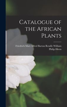 portada Catalogue of the African Plants (en Inglés)