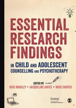 portada Essential Research Findings in Child and Adolescent Counselling and Psychotherapy (in English)