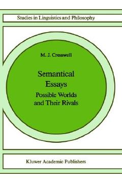 portada semantical essays: possible worlds and their rivals (en Inglés)