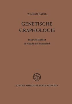 portada Genetische Graphologie: Die Persönlichkeit im Wandel der Handschrift (German Edition)