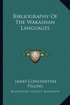 portada bibliography of the wakashan languages (in English)