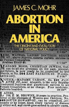portada Abortion in America: The Origins and Evolution of National Policy (Galaxy Books) 