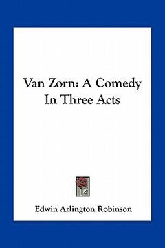 portada van zorn: a comedy in three acts
