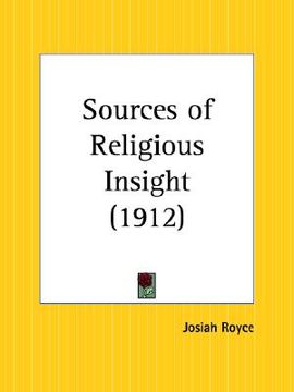 portada sources of religious insight (en Inglés)