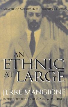 portada an ethnic at large: a memoir of america in the thirties and forties