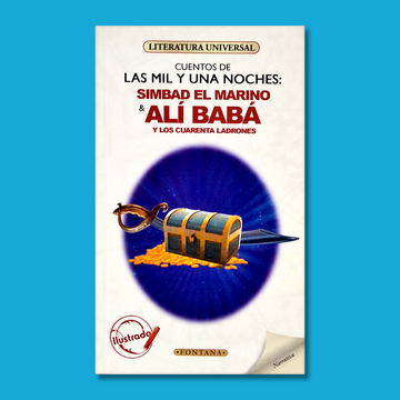 portada Cuentos de las mil y una Noches: Simbad & al­ Baba (in Spanish)