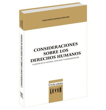 portada Consideraciones sobre los Derechos Humanos (in Spanish)
