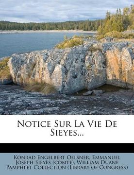 portada Notice Sur La Vie De Sieyes... (en Francés)