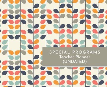 portada Special Programs Teacher Planner (en Inglés)