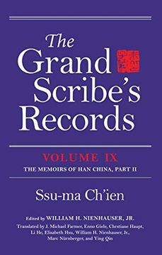 portada The Grand Scribe's Records, Volume ix: The Memoirs of han China, Part ii (in English)