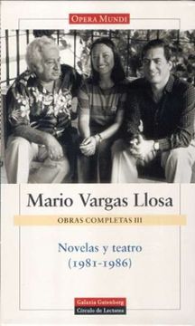 portada Novelas y Teatro (1981-1986): Obras Completas Vol. Iii: 3