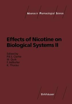 portada Effects of Nicotine on Biological Systems II (en Inglés)