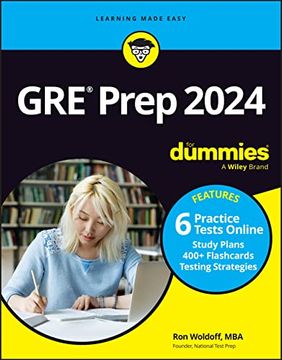 portada Gre Prep 2024 for Dummies With Online Practice (Gre for Dummies) (en Inglés)