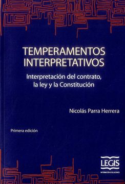 portada Temperamentos Interpretativos 1 Edicion (in Spanish)