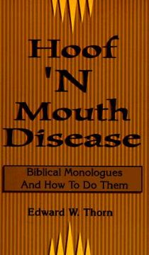 portada hoof 'n mouth disease: biblical monologues and how to do them (en Inglés)