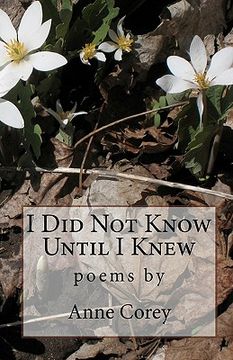 portada i did not know until i knew (in English)