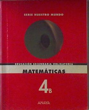 portada Matematicas 4 b