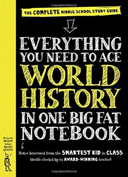 portada Everything You Need to Ace World History in One Big Fat Not: The Complete Middle School Study Guide (Big Fat Nots)