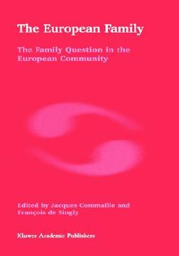 portada the european family: the family question in the european community (en Inglés)