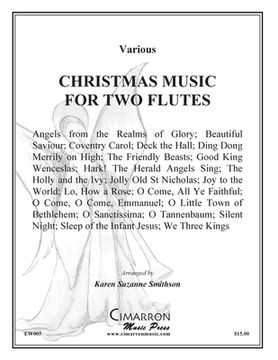 portada Christmas Music for Two Flutes (en Inglés)