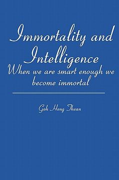 portada immortality and intelligence (en Inglés)